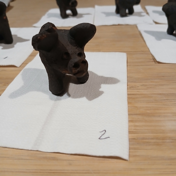 5/$25 Good Luck Terra Cotta 3-Legged Clay Pig Chanchito - Picture 4 of 7